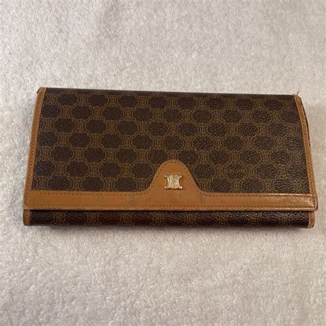 celine brown wallet|celine wallet online.